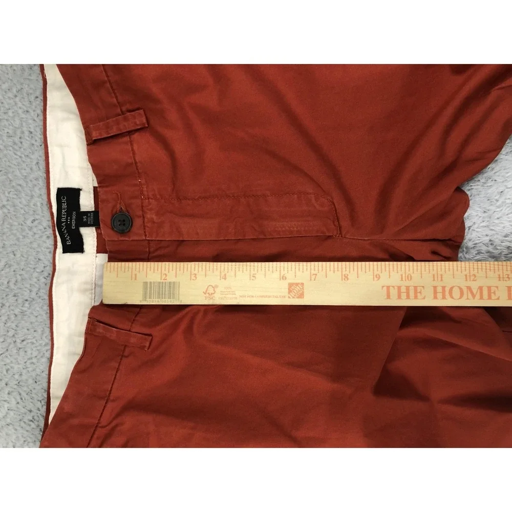 Banana Republic Pants Men's 36x28 (Tag 35) Red Emerson Chino Straight